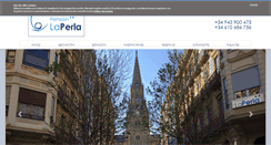 Desktop Screenshot of pensionlaperla.com