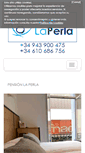 Mobile Screenshot of pensionlaperla.com
